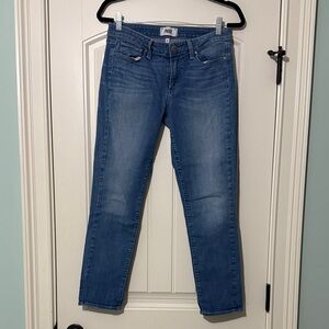 PAIGE Classic Blue Straight Leg Jeans